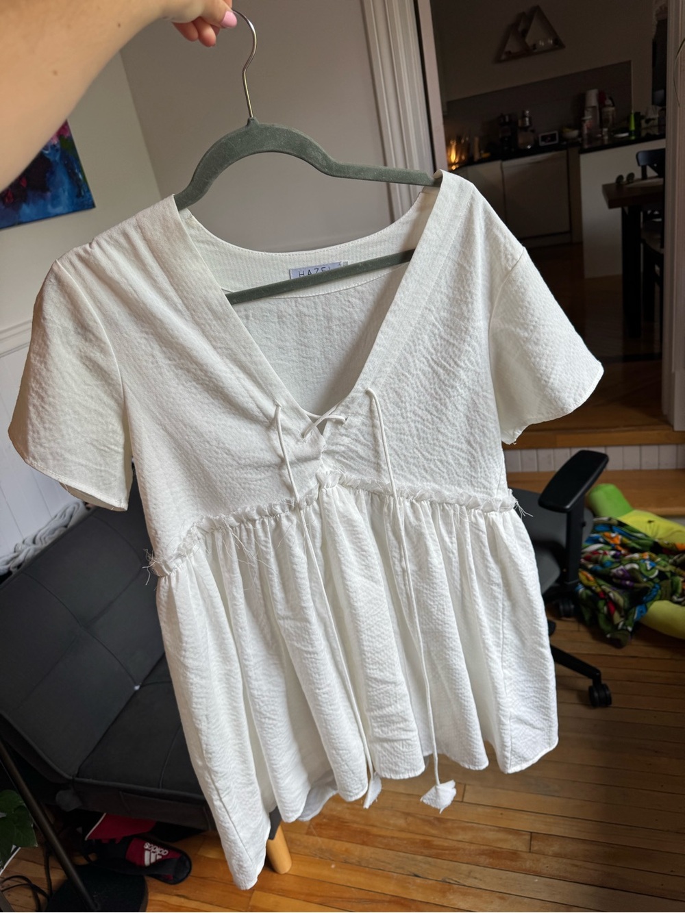 Princess Polly White Babydoll Dress - Small